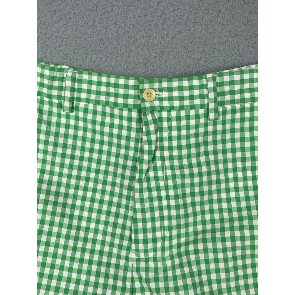 Polo Golf Ralph Lauren Green Gingham Shorts Mens Size 36 - Picture 6 of 11